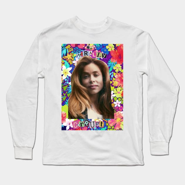 Faye Resnick Long Sleeve T-Shirt by austyndelugoart